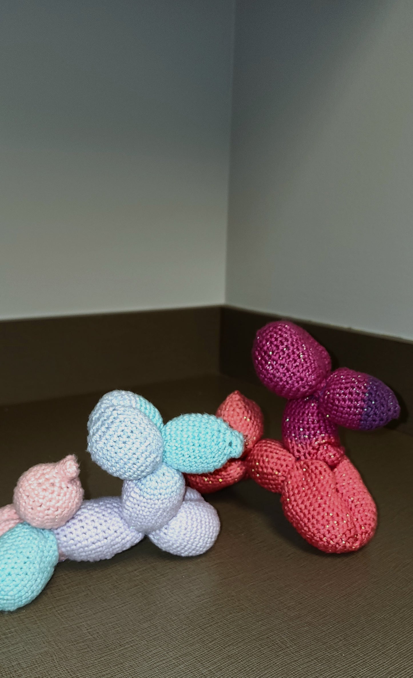 Crochet balloon dogs