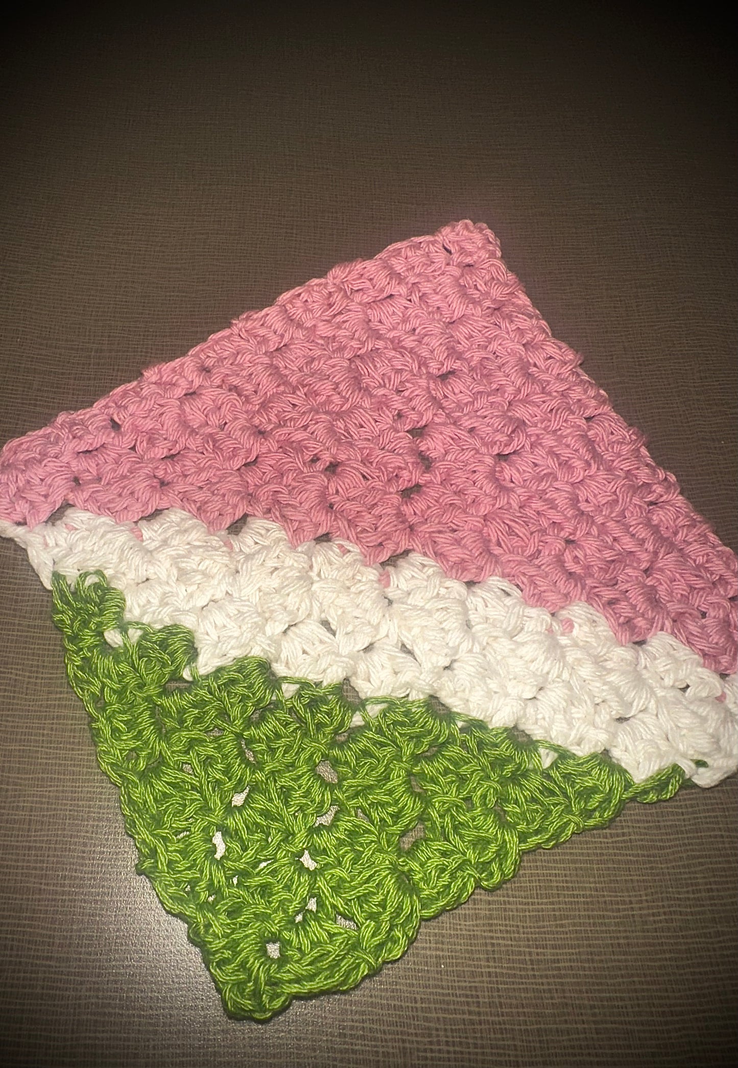 Multi-color Crochet Dish Cloth
